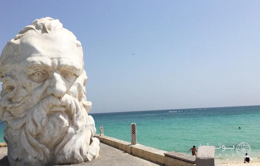 مجسمه سردیس ساحل سیمرغ 